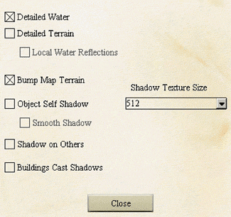 Advanced Graphic Options