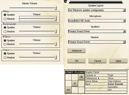 Game Sounds Preferences Panel